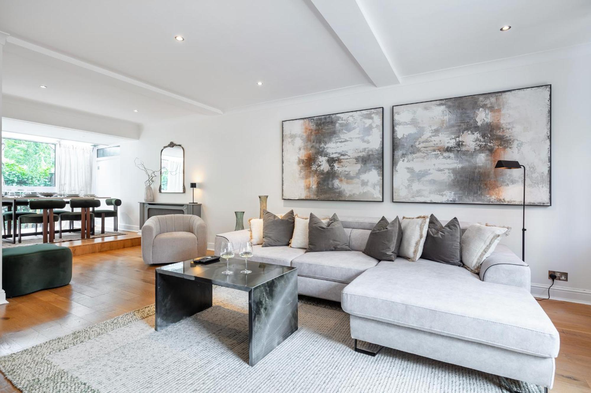 Вілла Rare 4Beds Townhouse In Kensington With Patio Лондон Екстер'єр фото